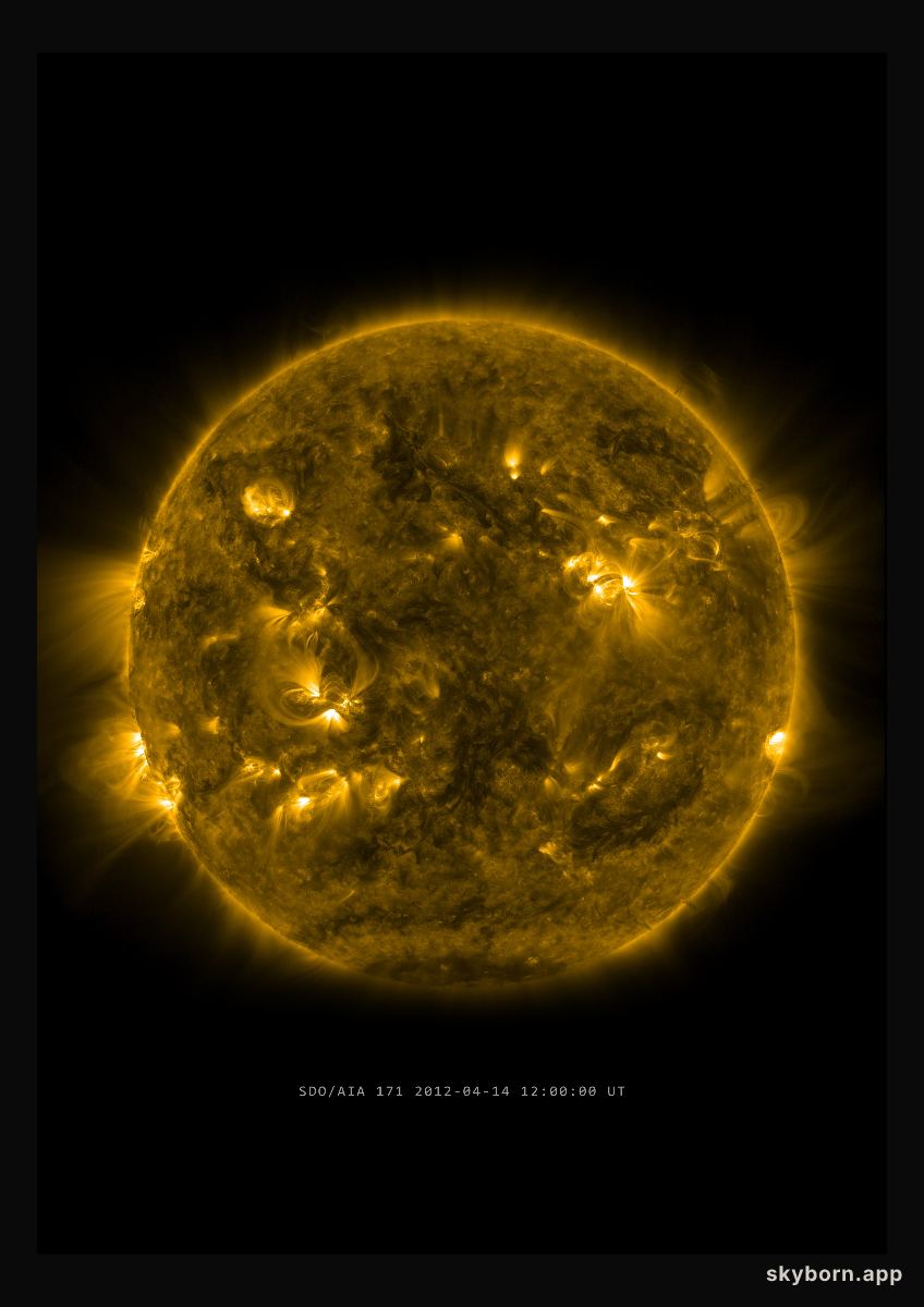 The Sun on 14 April 2012