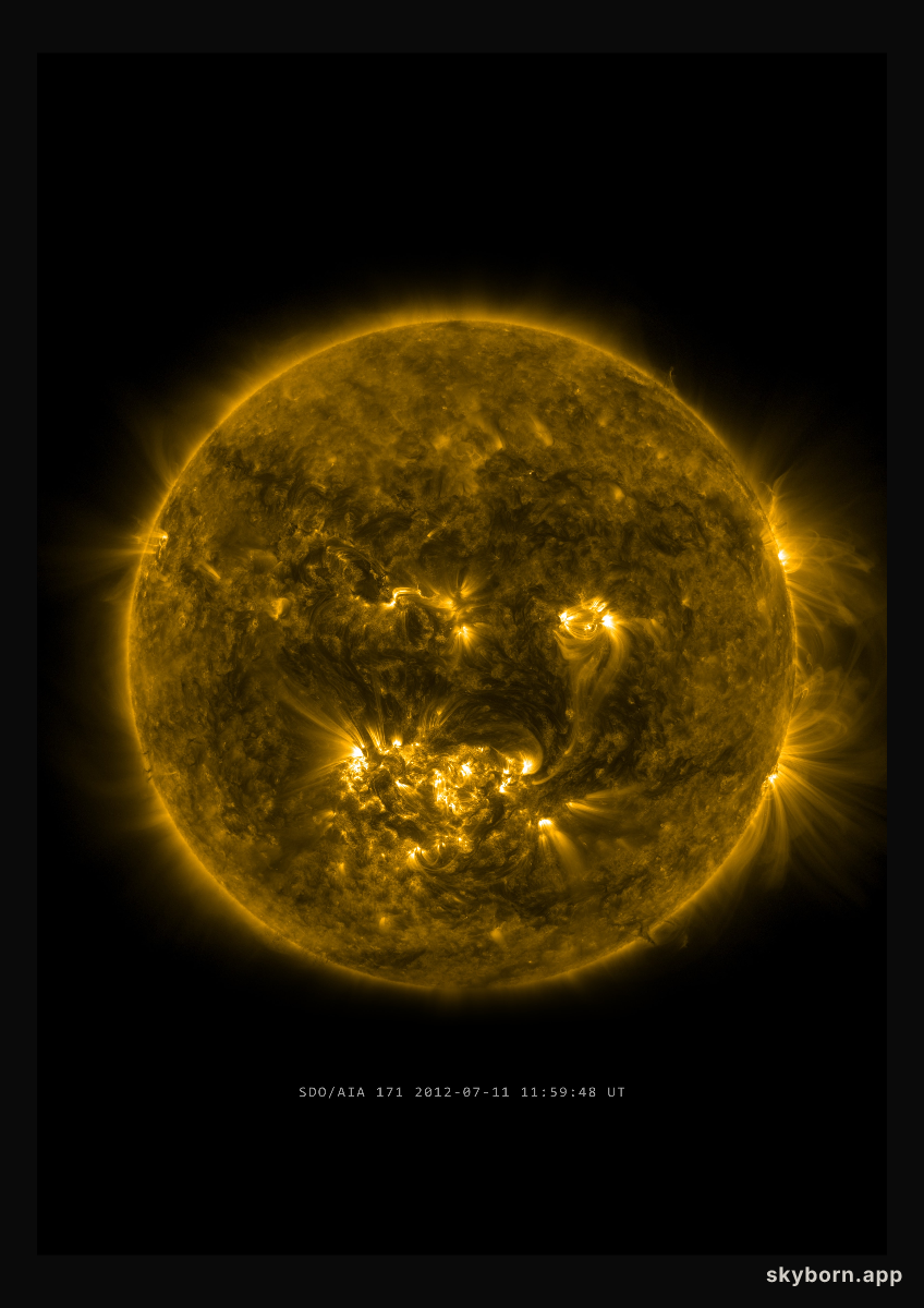 The Sun on 11 July 2012