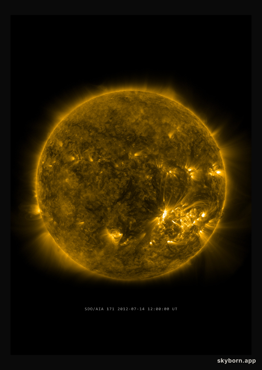 The Sun on 14 July 2012