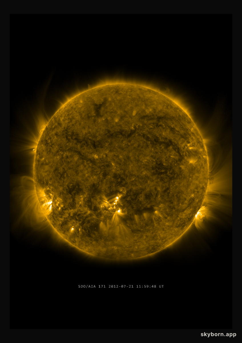 The Sun on 21 July 2012