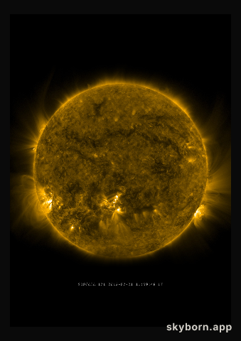 The Sun on 21 July 2012