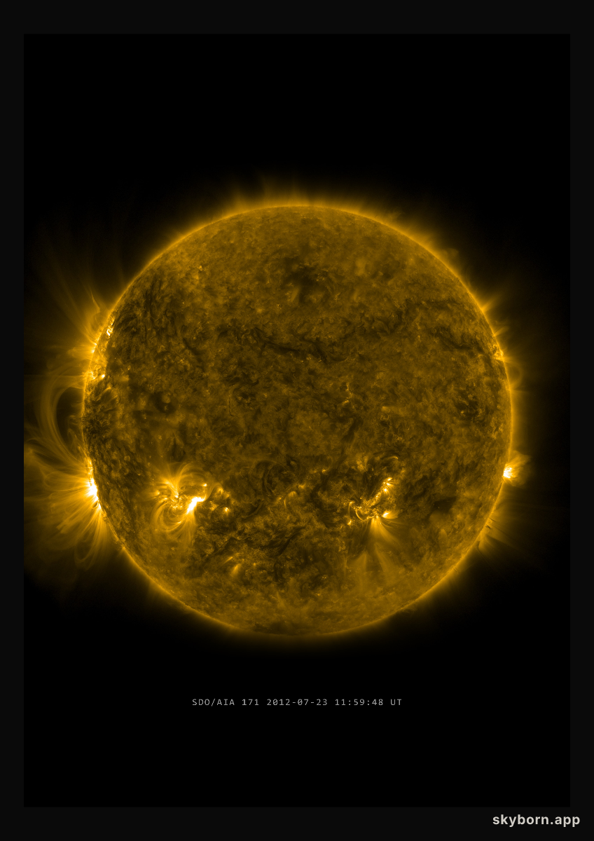 The Sun on 23 July 2012