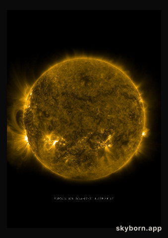 The Sun on 23 July 2012