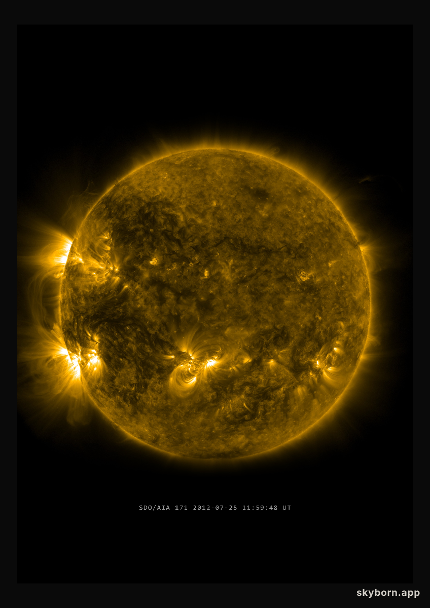 The Sun on 25 July 2012