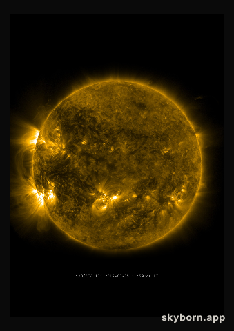 The Sun on 25 July 2012