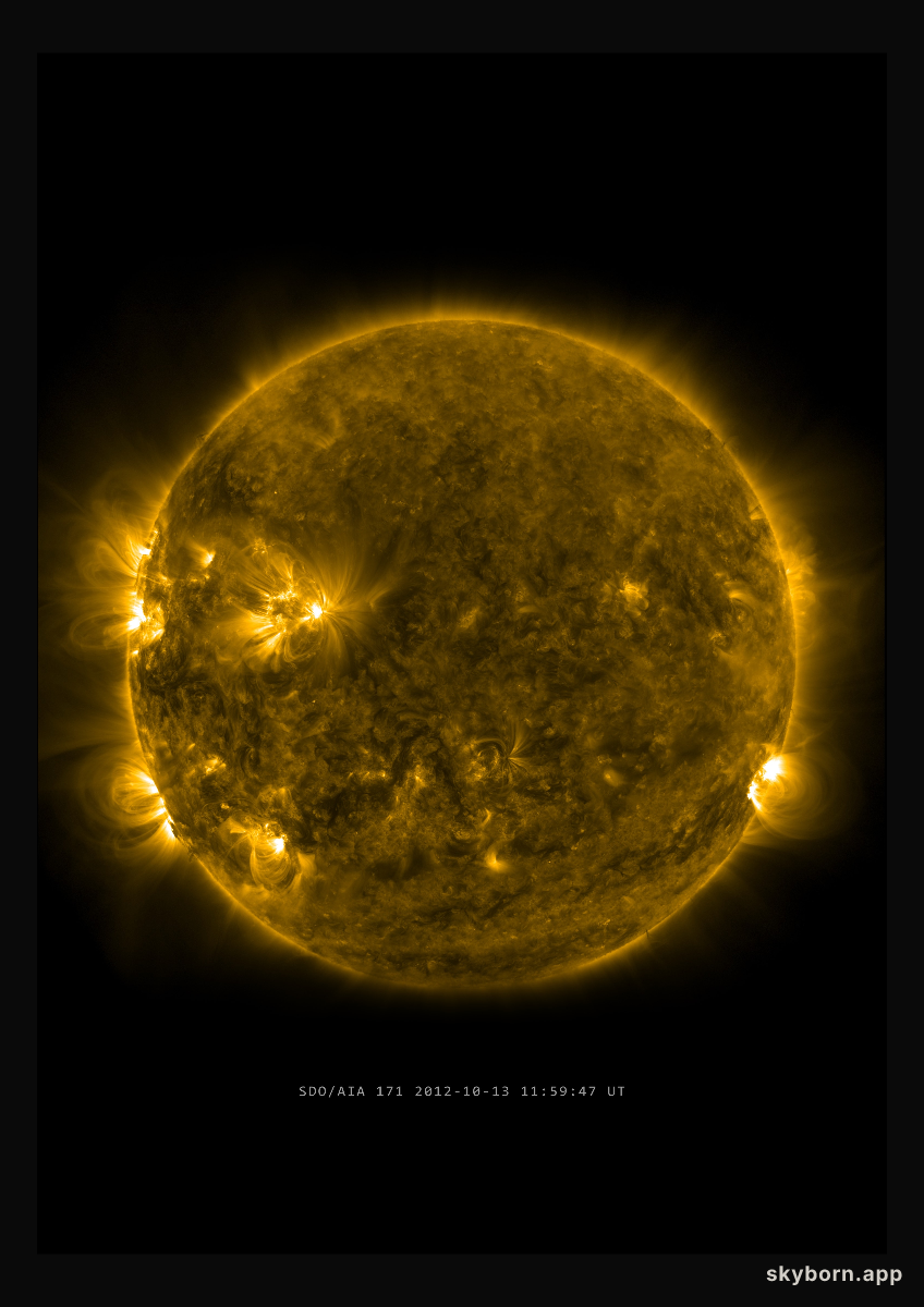 The Sun on 13 October 2012