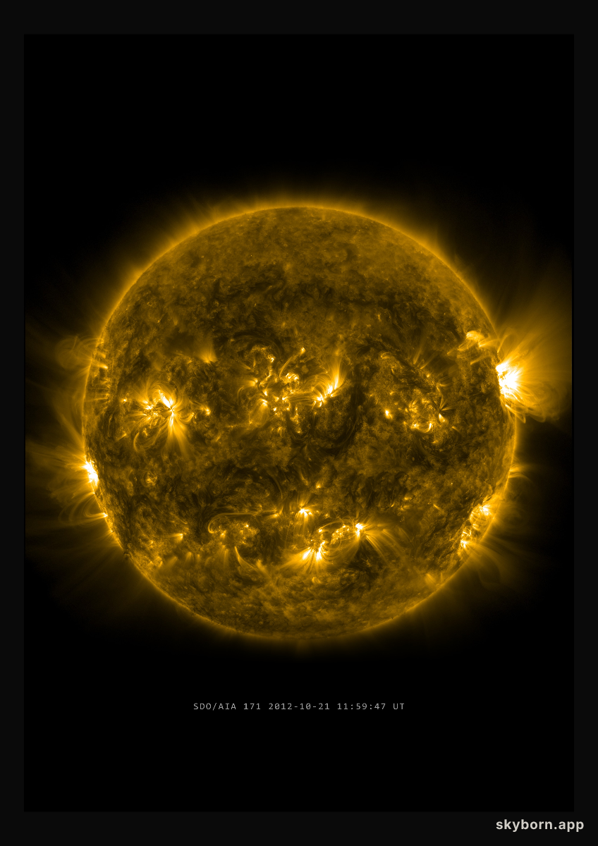 The Sun on 21 October 2012