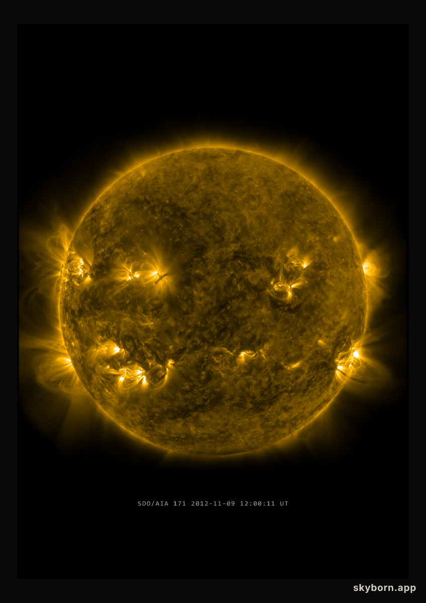 The Sun on 9 November 2012
