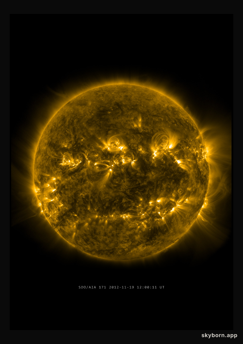 The Sun on 19 November 2012