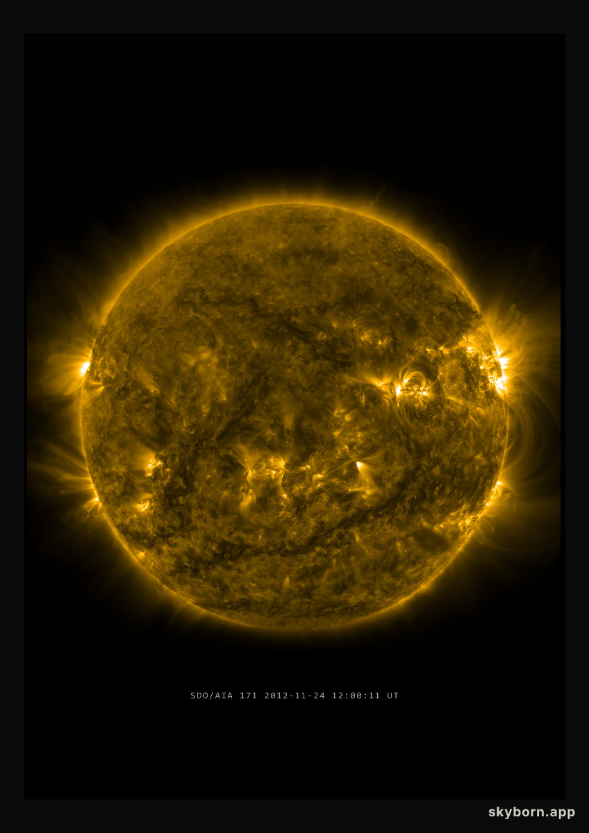 The Sun on 24 November 2012