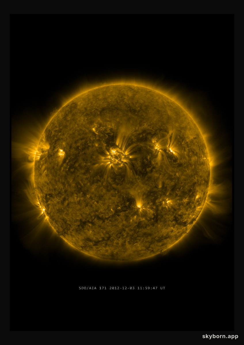 The Sun on 3 December 2012