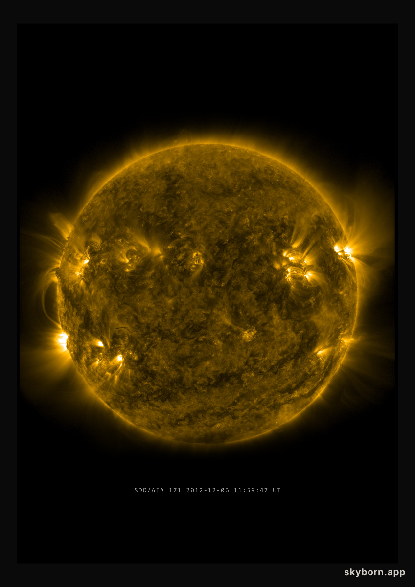 The Sun on 6 December 2012