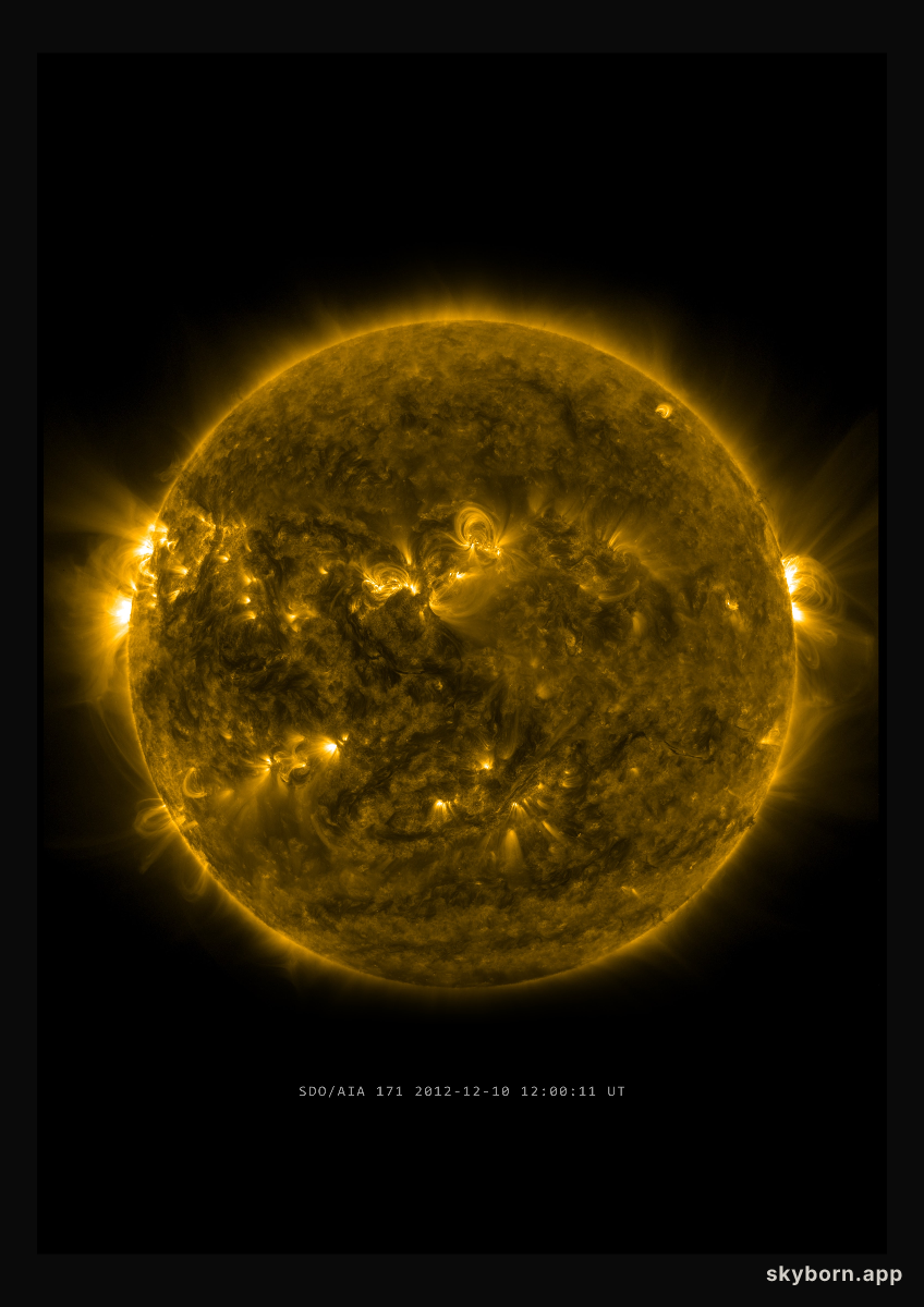 The Sun on 10 December 2012