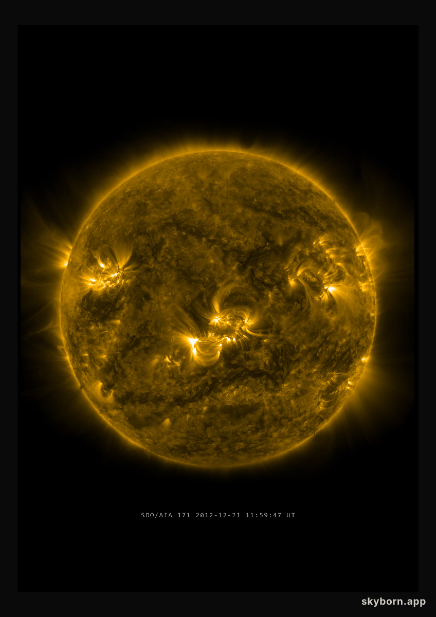 The Sun on 21 December 2012