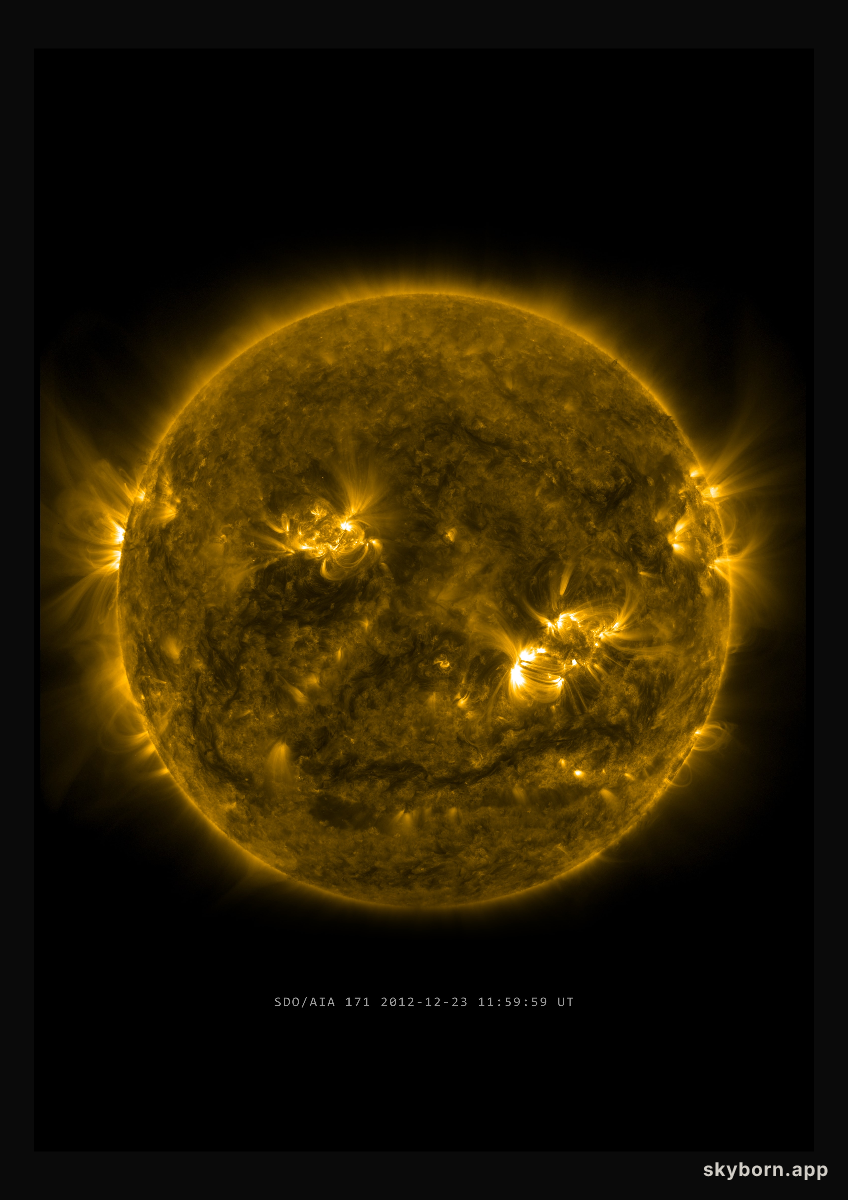 The Sun on 23 December 2012