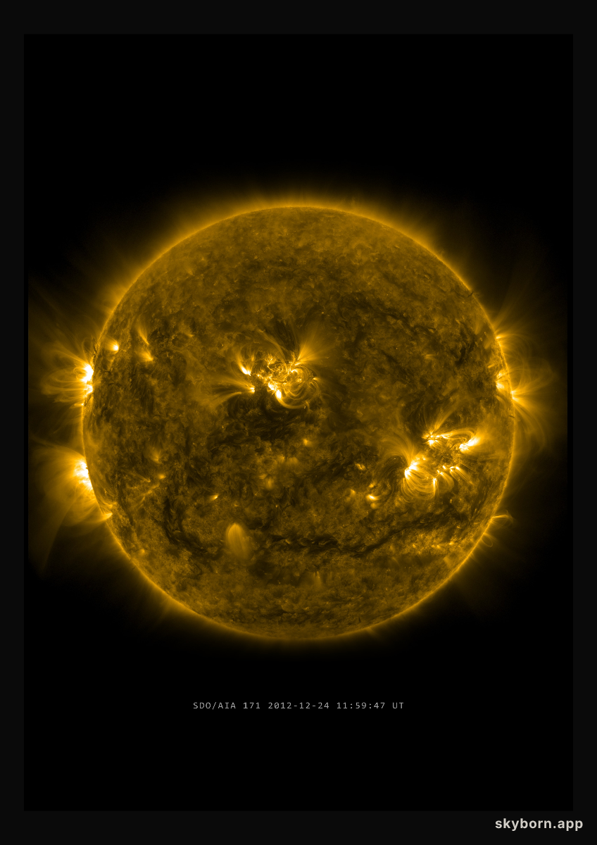 The Sun on 24 December 2012