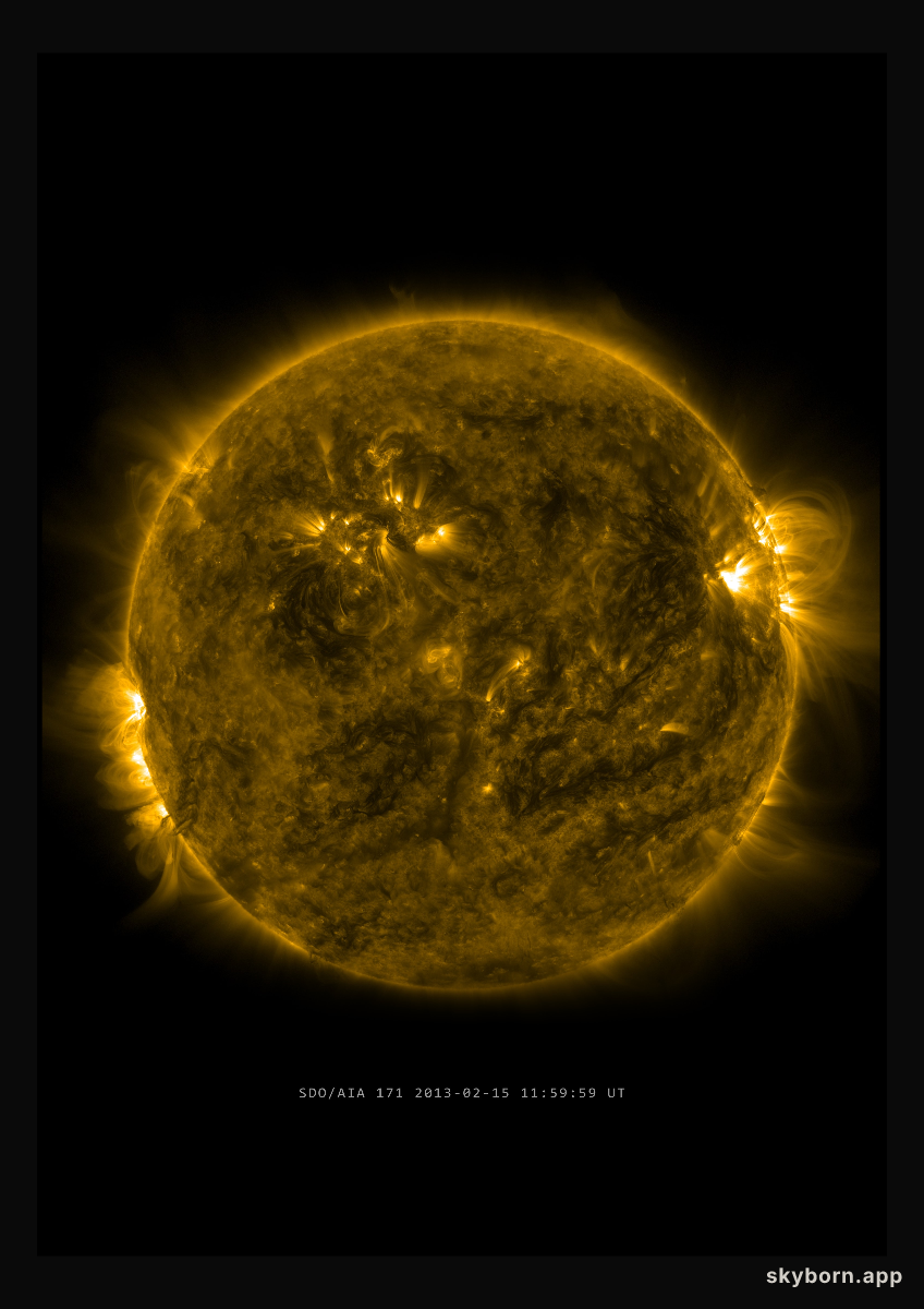 The Sun on 15 February 2013