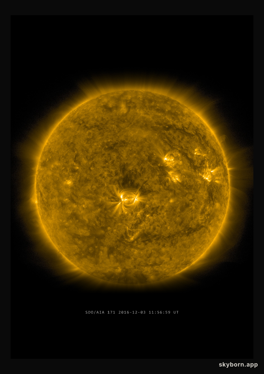 The Sun on 3 December 2016