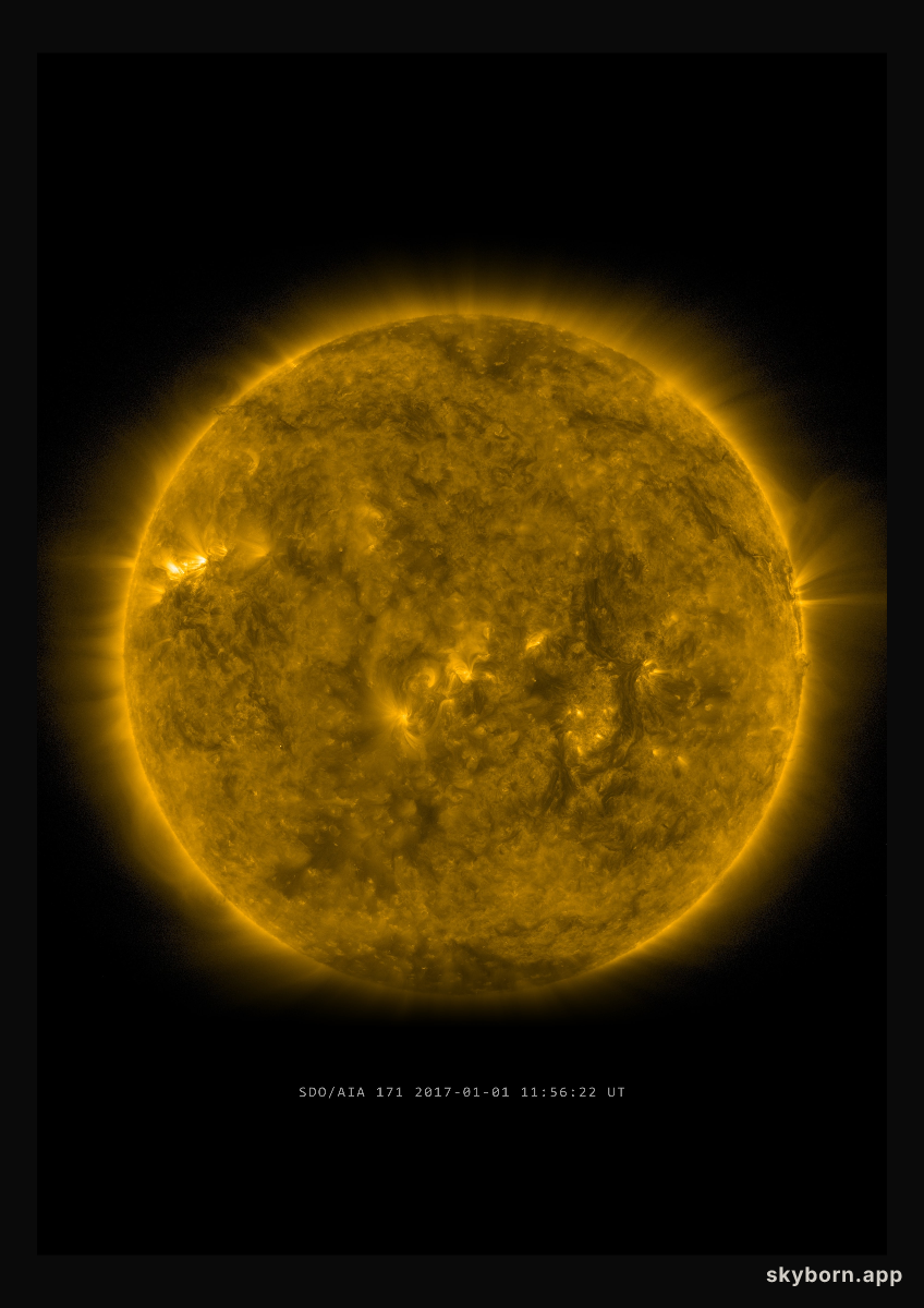 The Sun on 1 January 2017