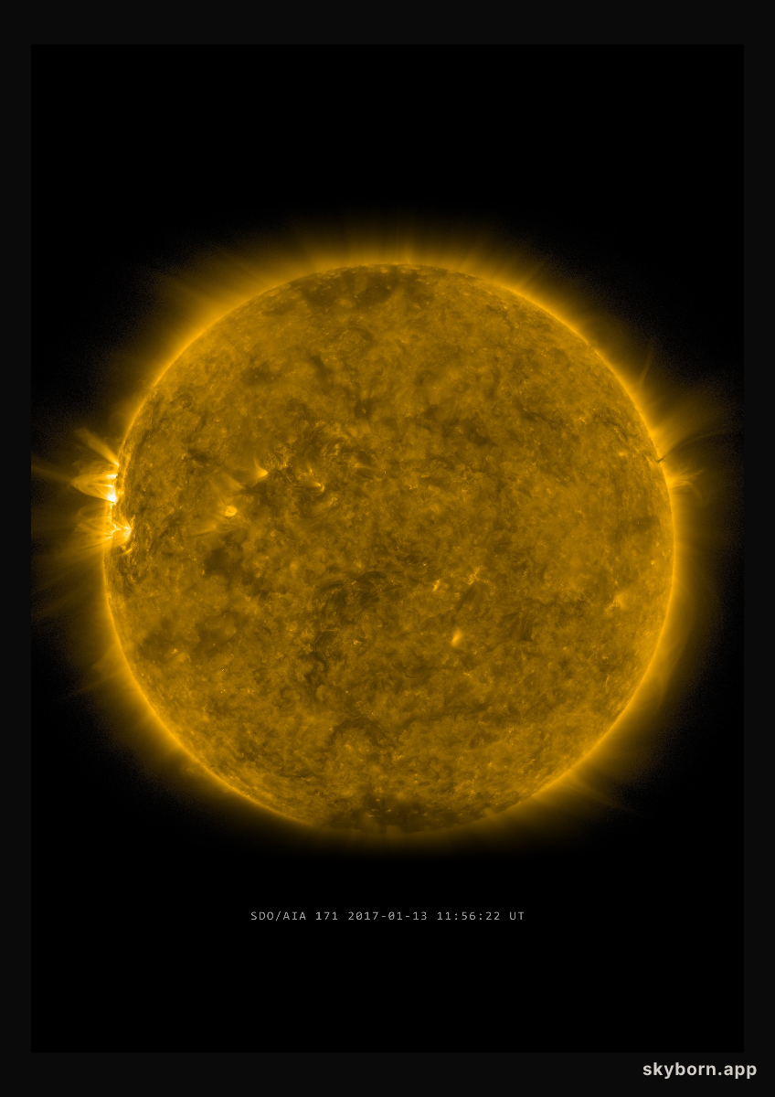 The Sun on 13 January 2017