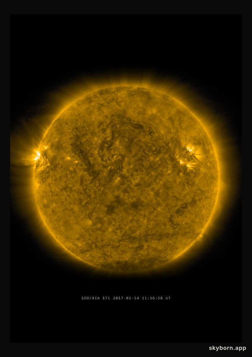 The Sun on 14 February 2017