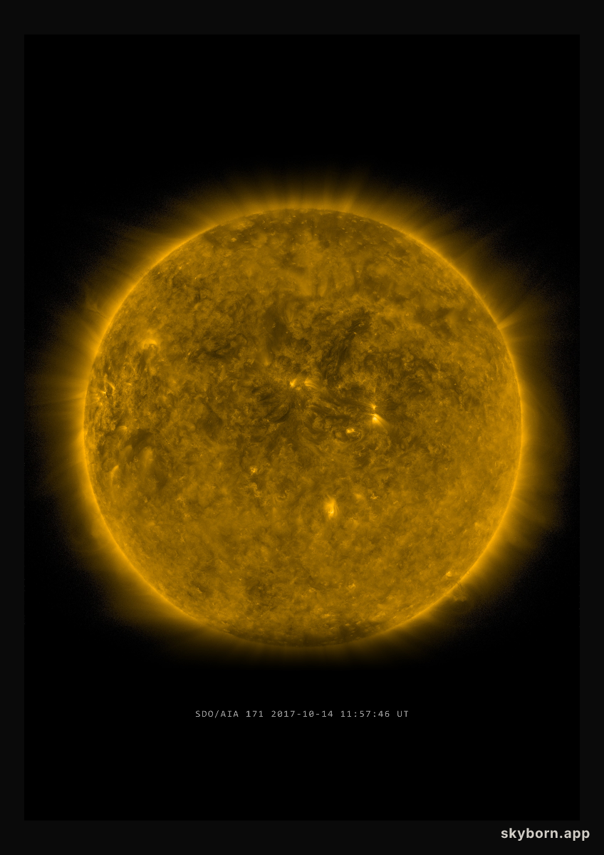 The Sun on 14 October 2017