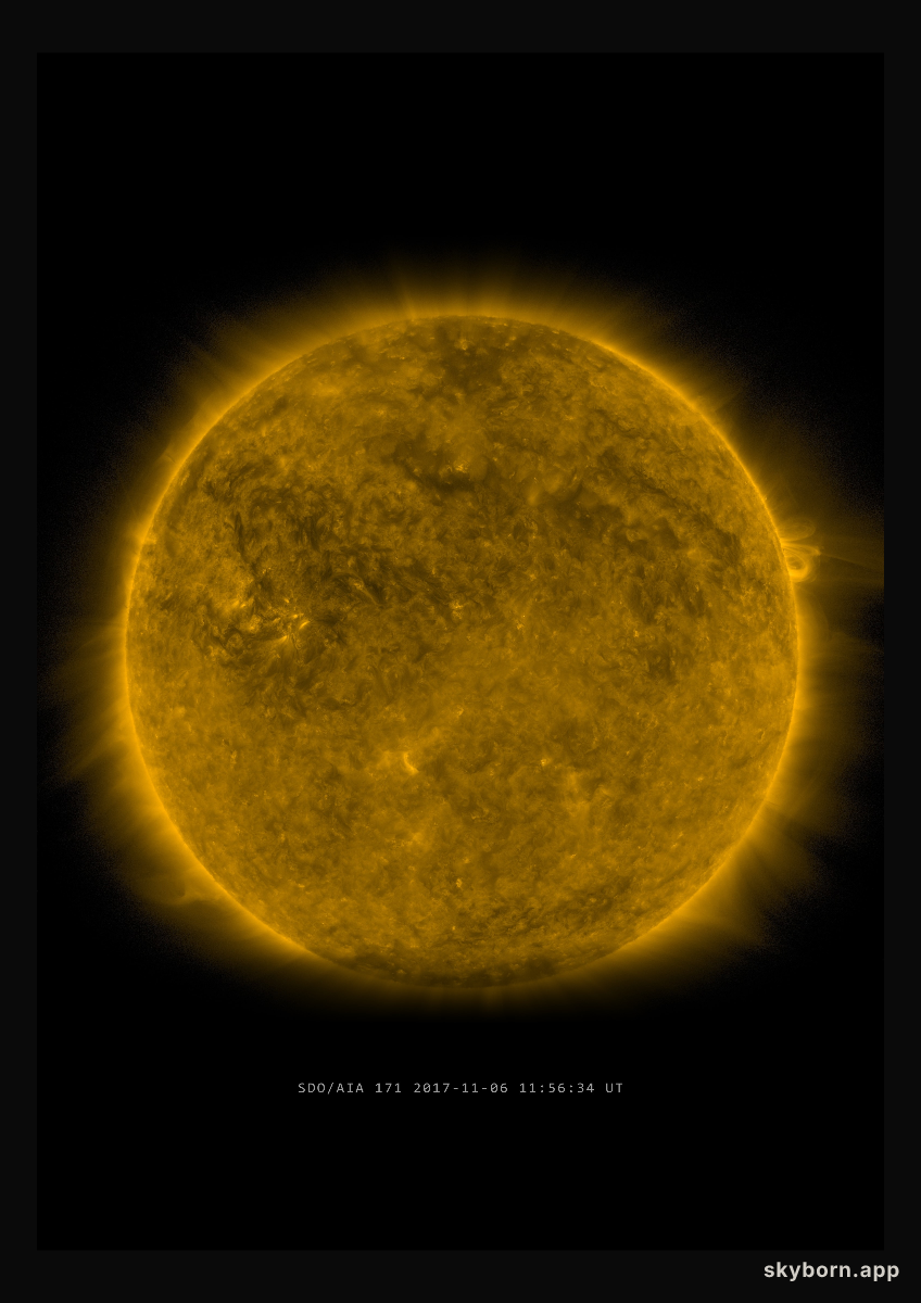 The Sun on 6 November 2017