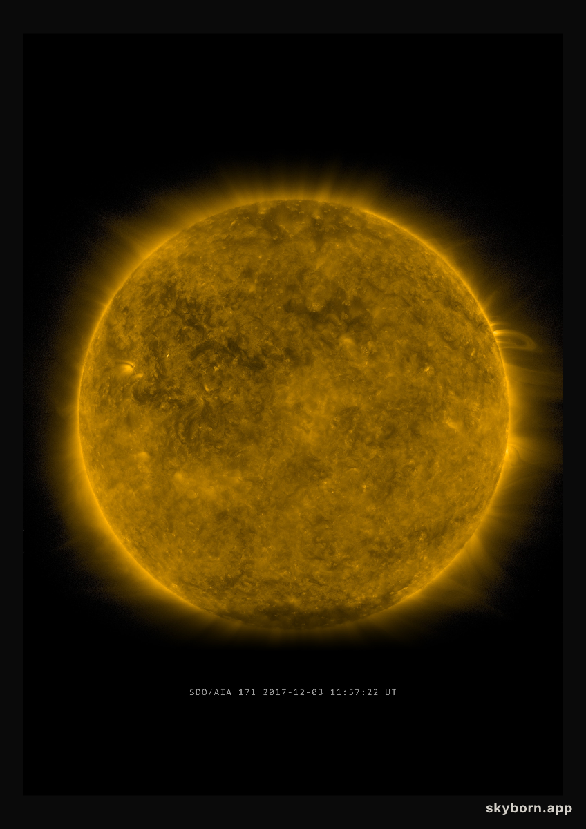 The Sun on 3 December 2017