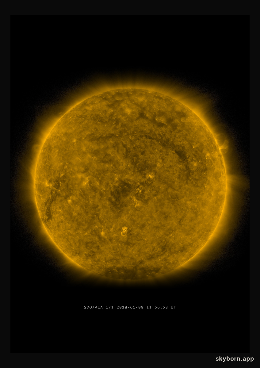 The Sun on 8 January 2018