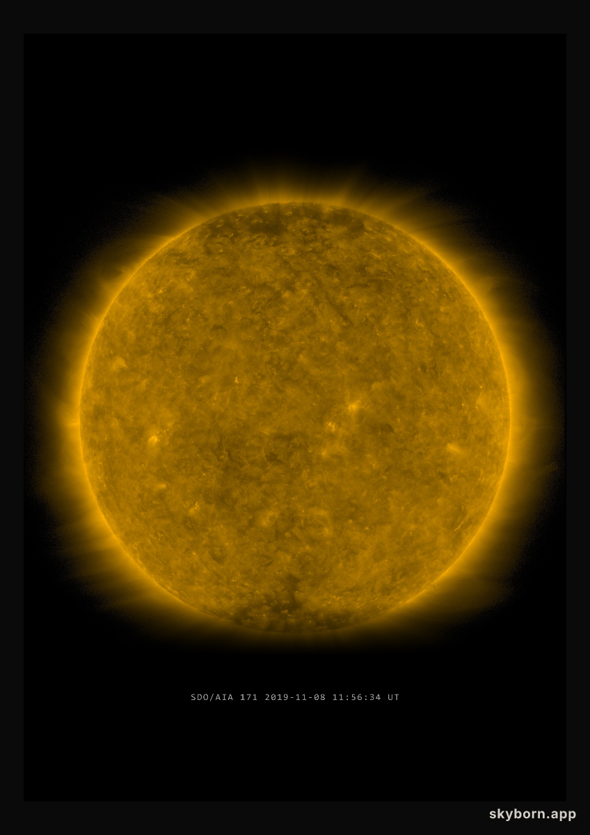 The Sun on 8 November 2019