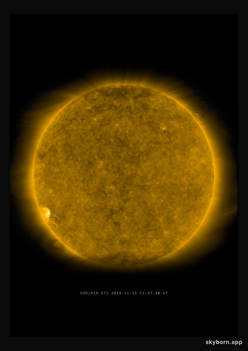 The Sun on 13 November 2019
