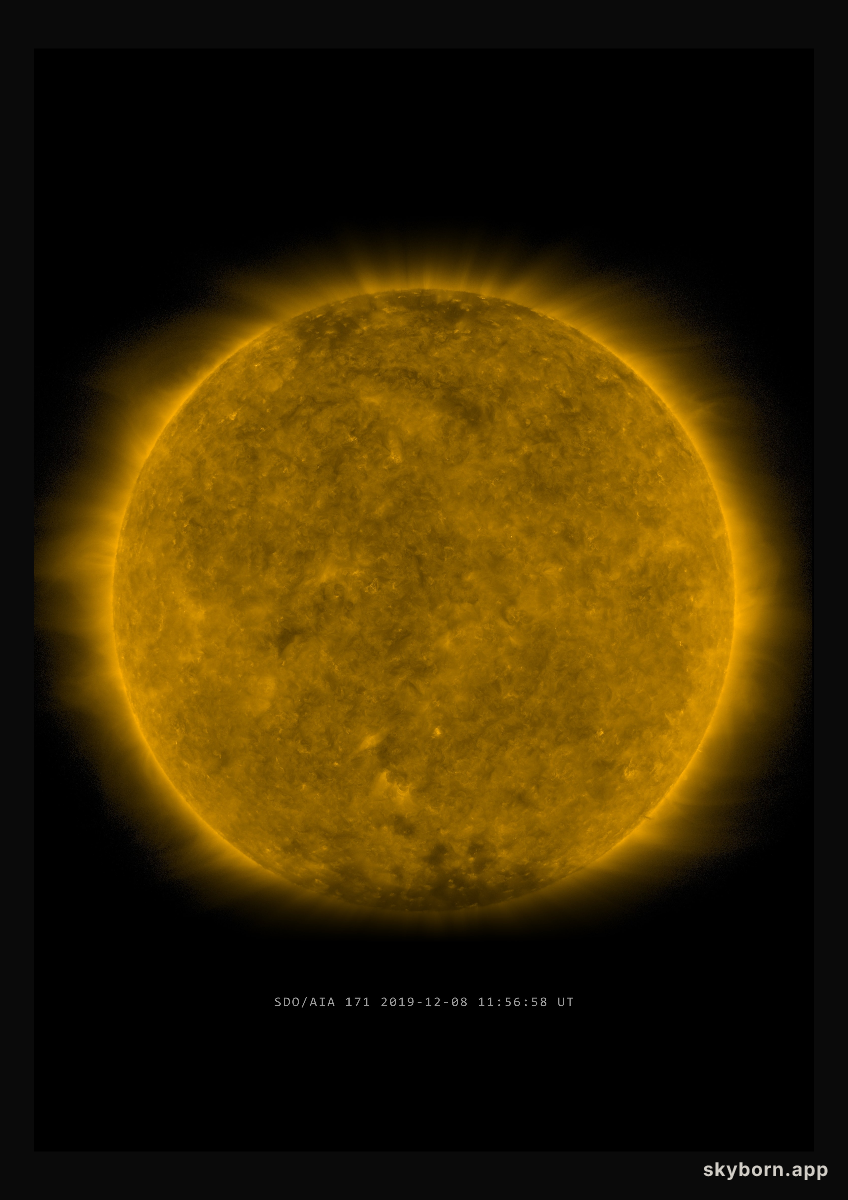 The Sun on 8 December 2019