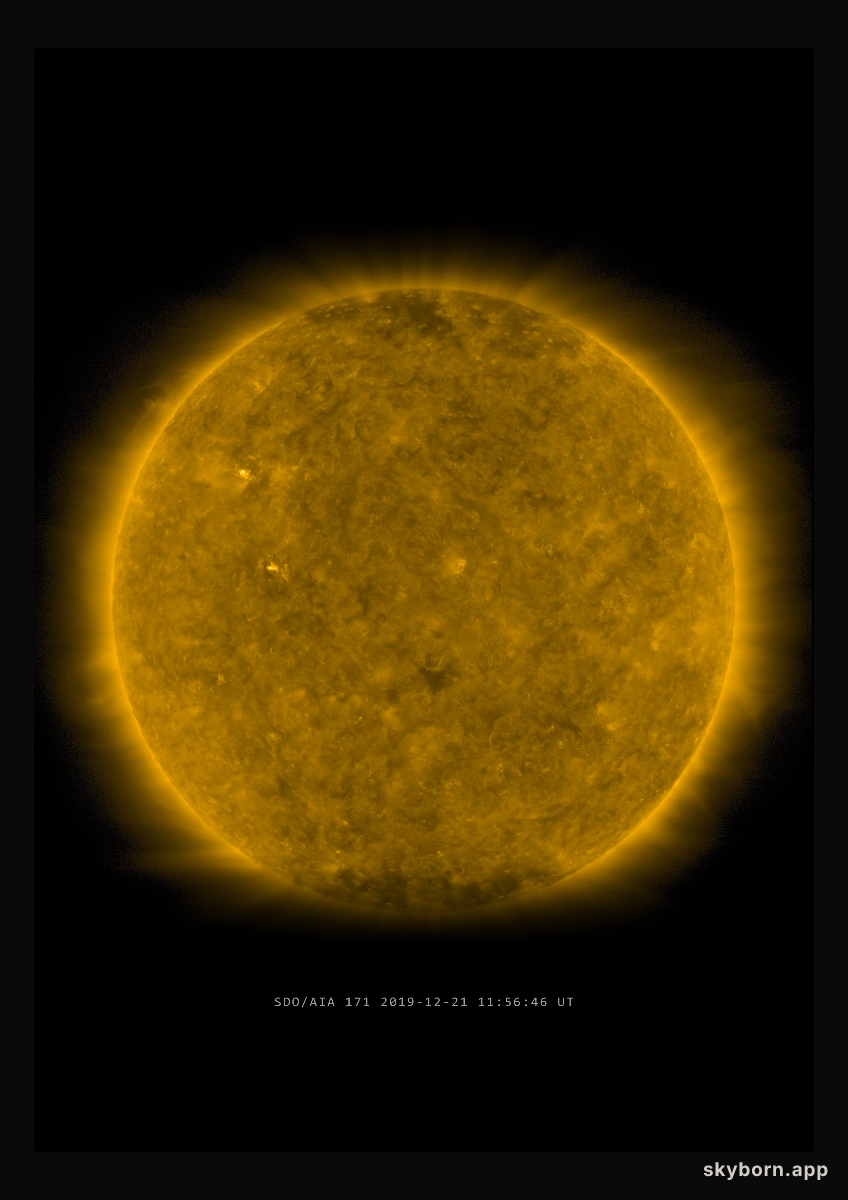 The Sun on 21 December 2019