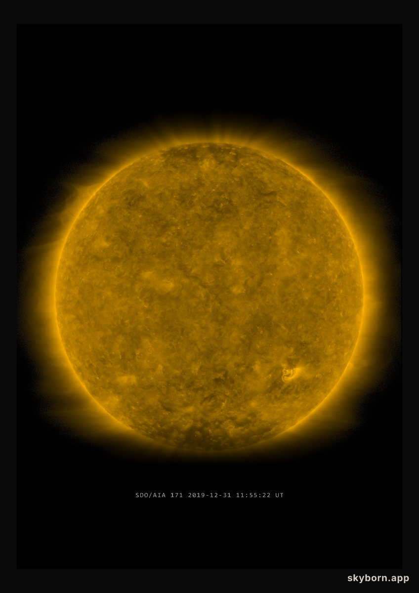 The Sun on 31 December 2019