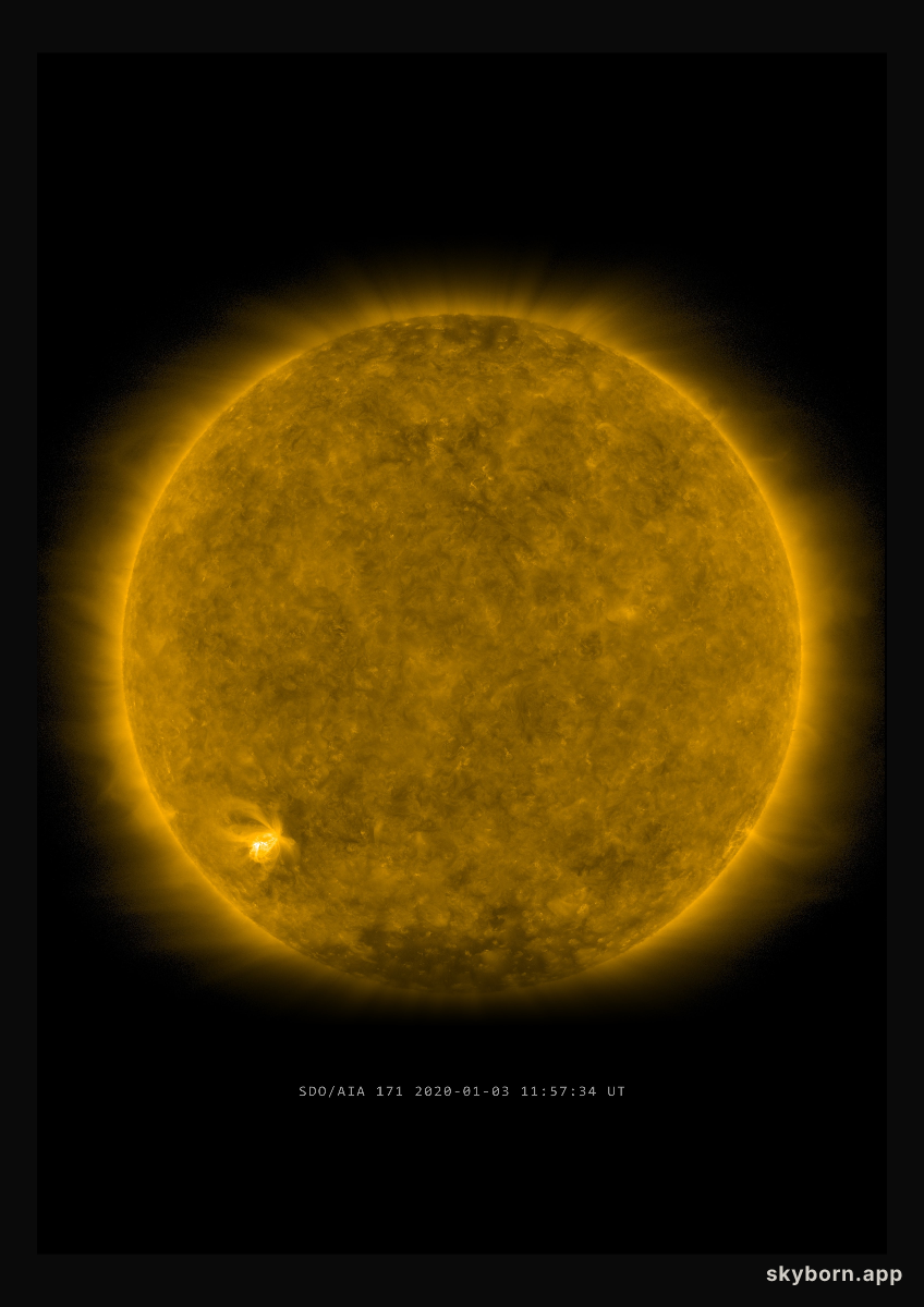 The Sun on 3 January 2020