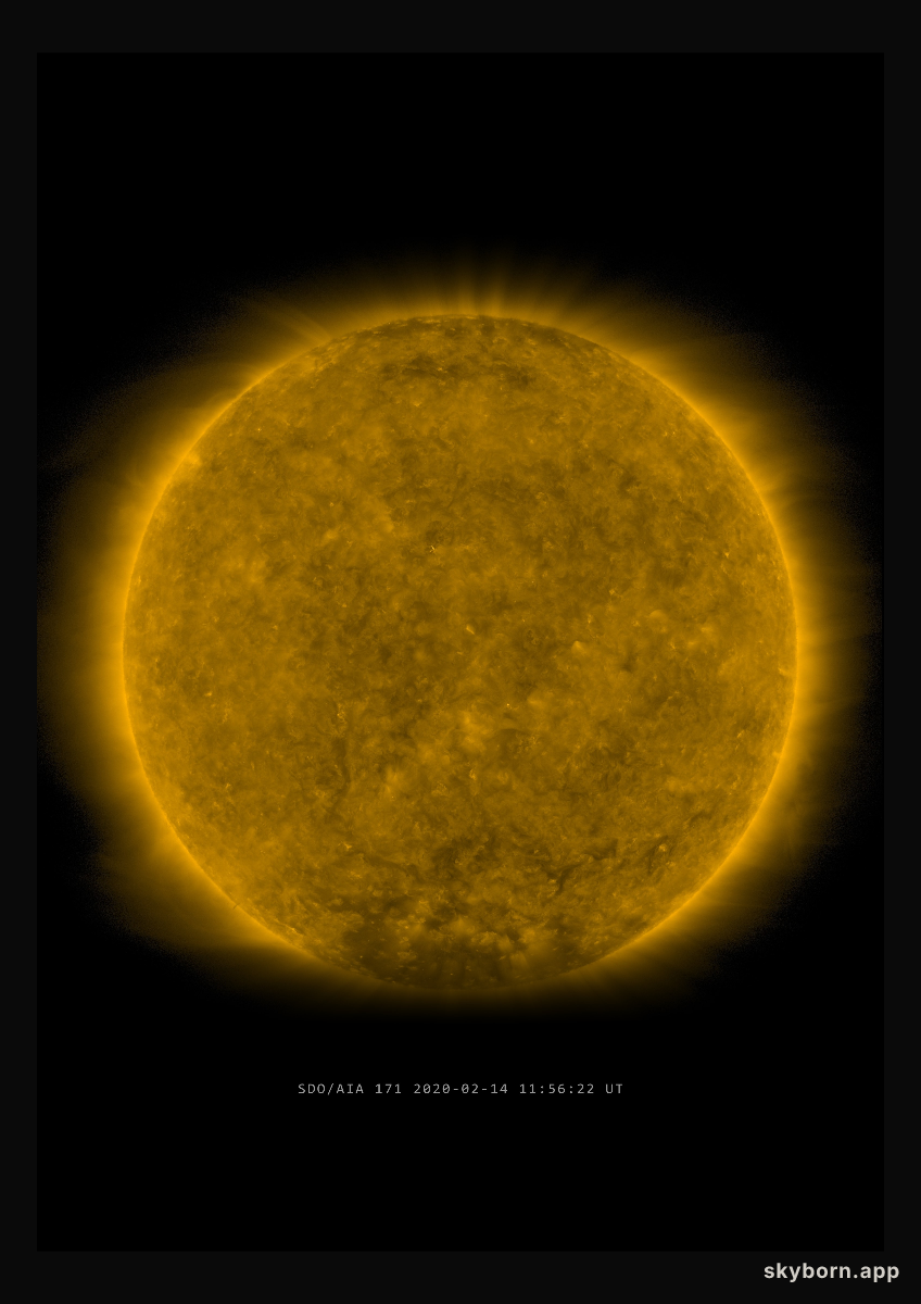 The Sun on 14 February 2020