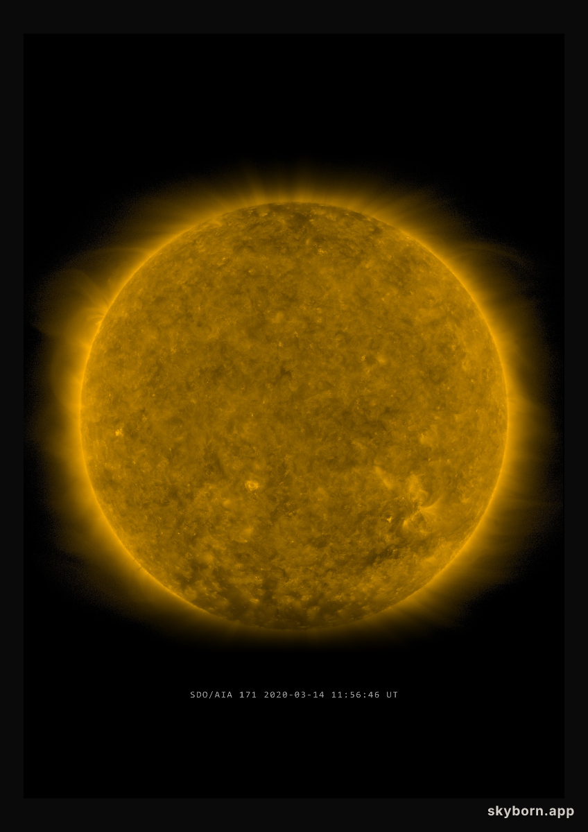 The Sun on 14 March 2020