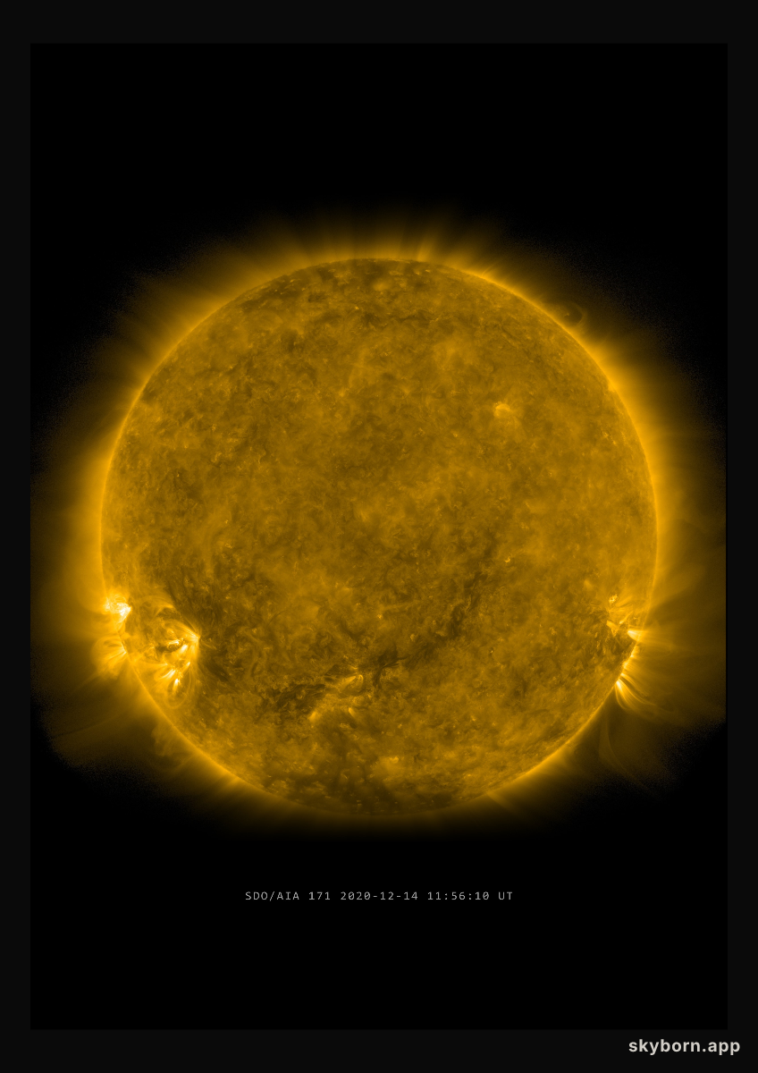 The Sun on 14 December 2020