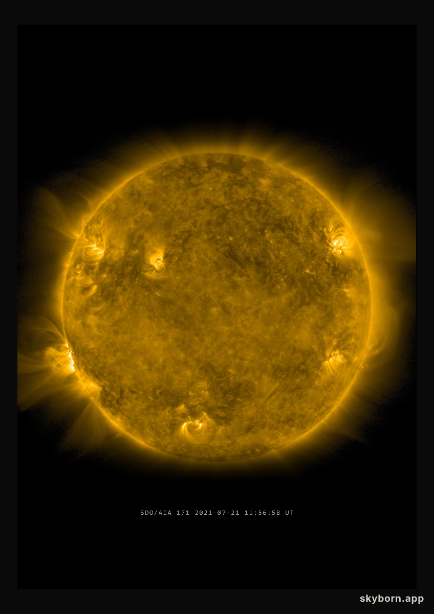 The Sun on 21 July 2021