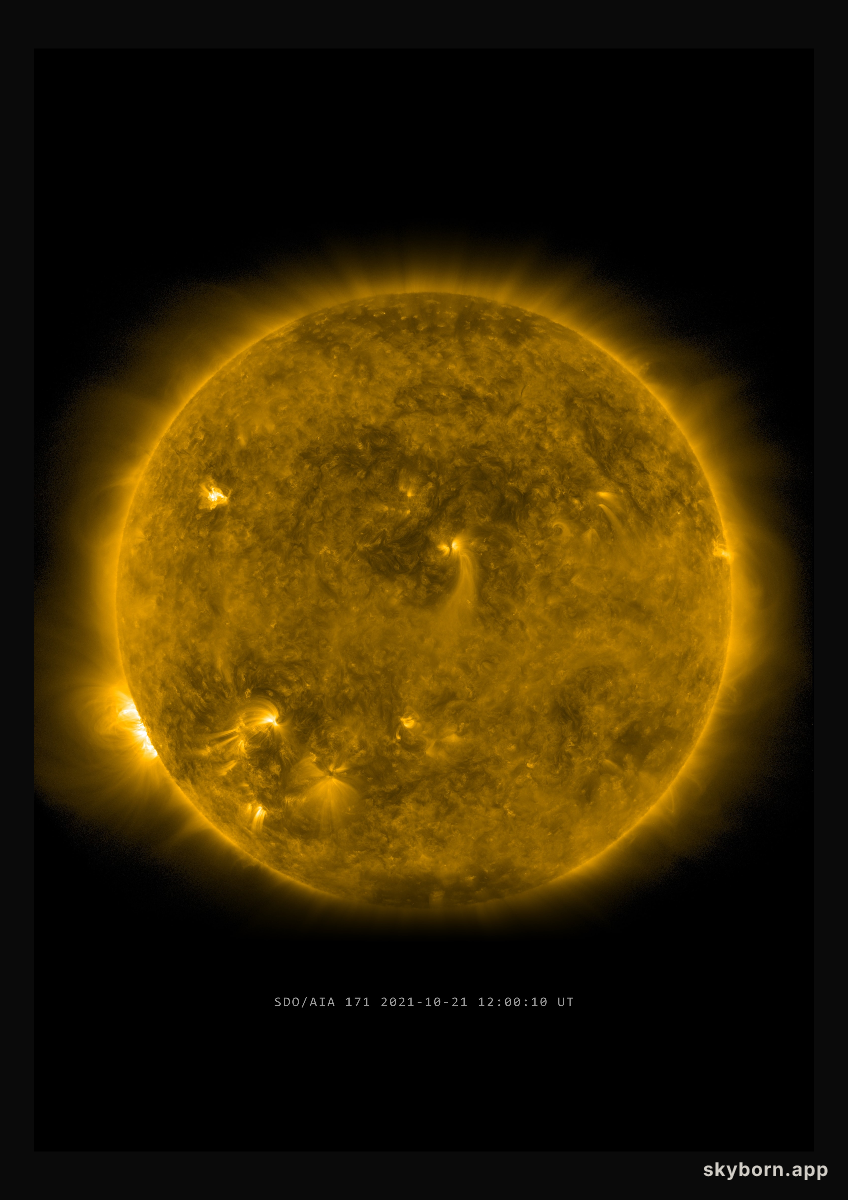 The Sun on 21 October 2021