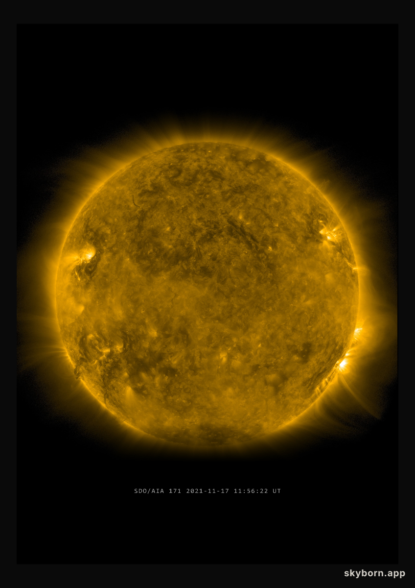 The Sun on 17 November 2021