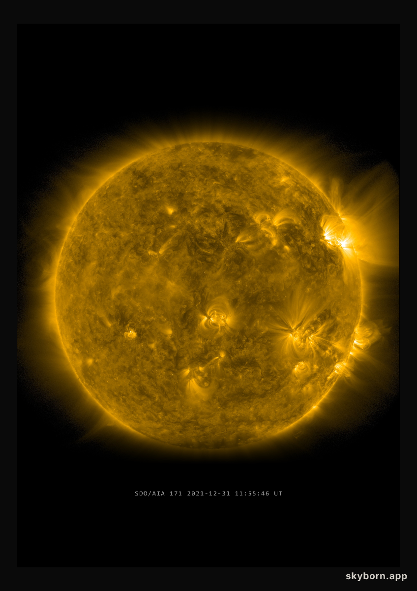The Sun on 31 December 2021