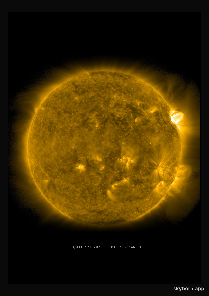 The Sun on 1 January 2022