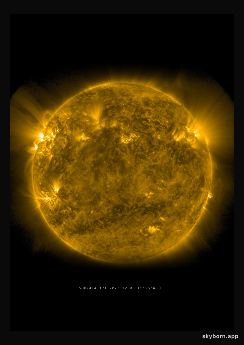 The Sun on 3 December 2022