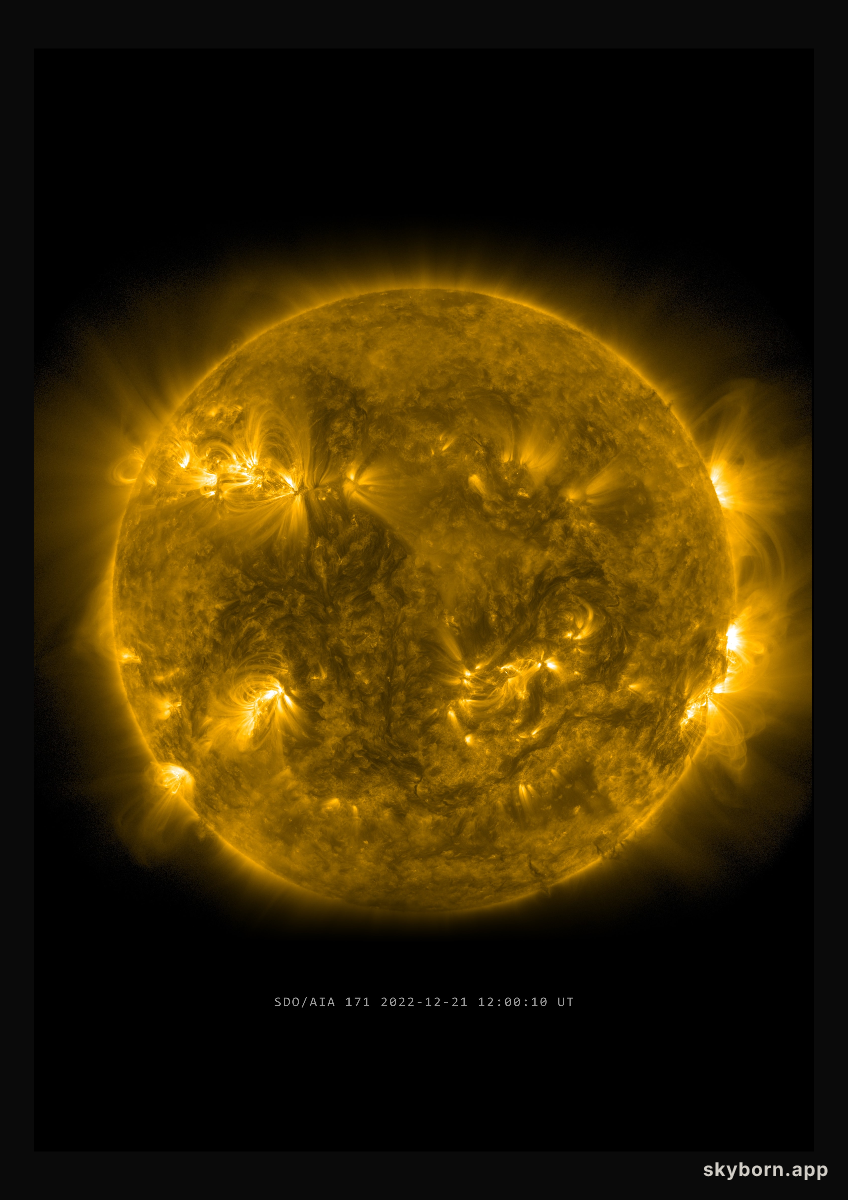 The Sun on 21 December 2022
