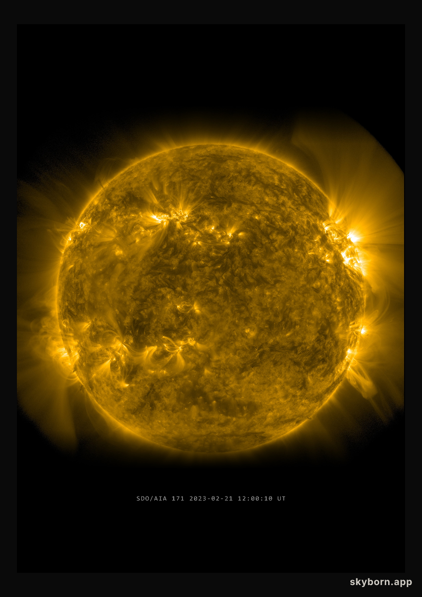 The Sun on 21 February 2023