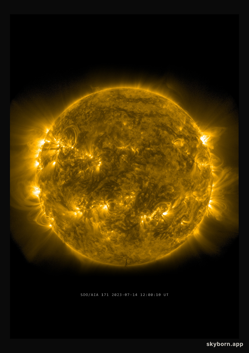 The Sun on 14 July 2023