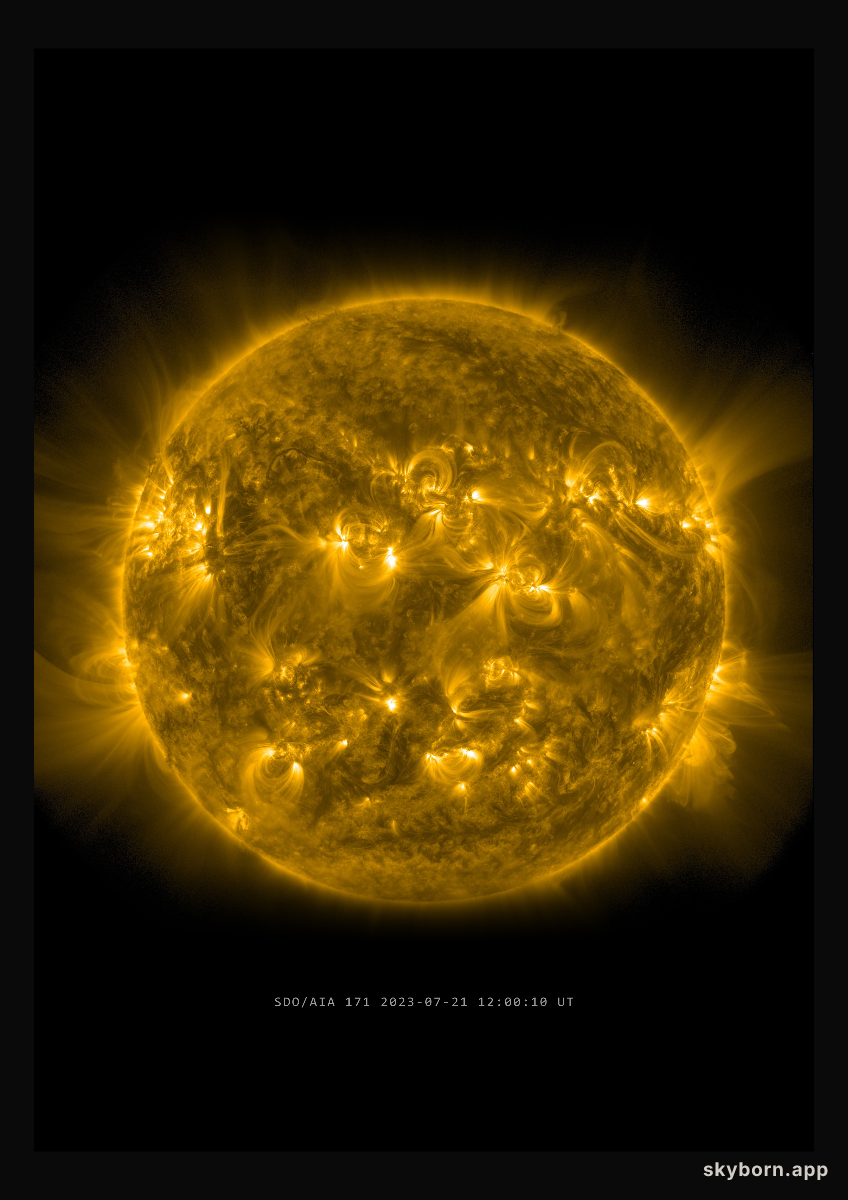 The Sun on 21 July 2023