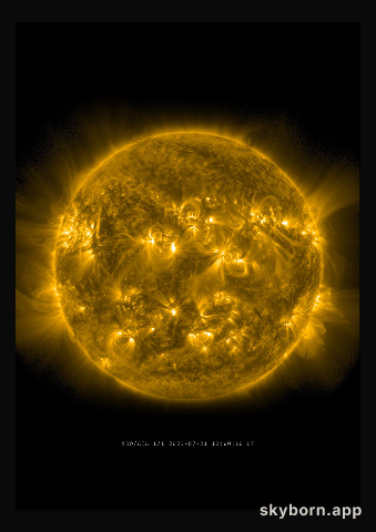 The Sun on 21 July 2023