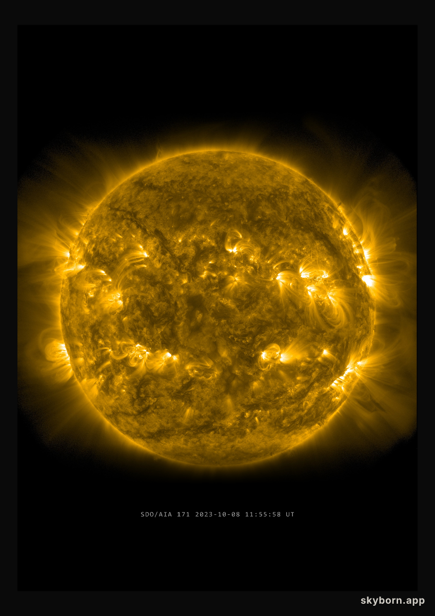 The Sun on 8 October 2023